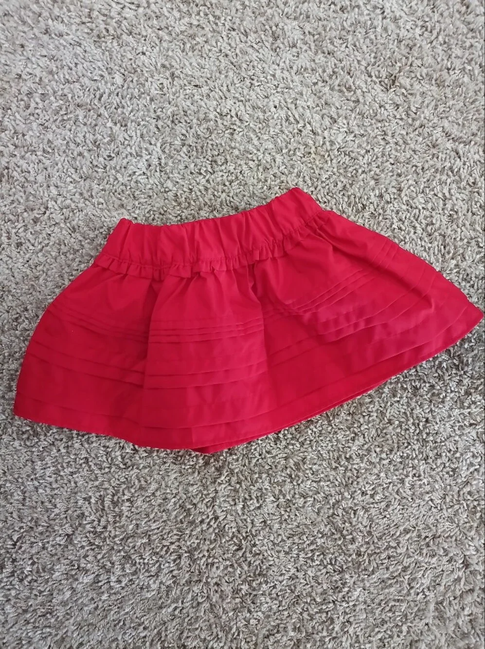 OshKosh B'gosh Cherry Red Tiered Skirt